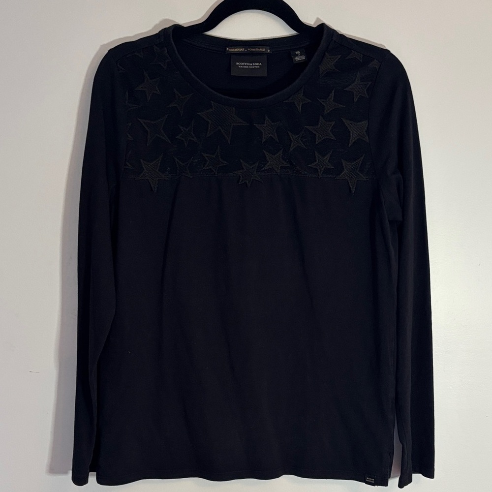 Scotch & Soda star patterned long sleeve top